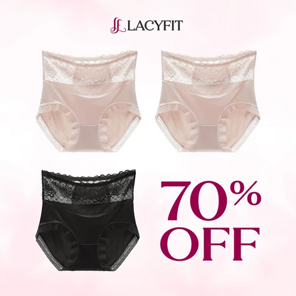 LacyFit - LAST DAY SALE 70% OFF - Silky Comfort High Waist Hiplift Panties